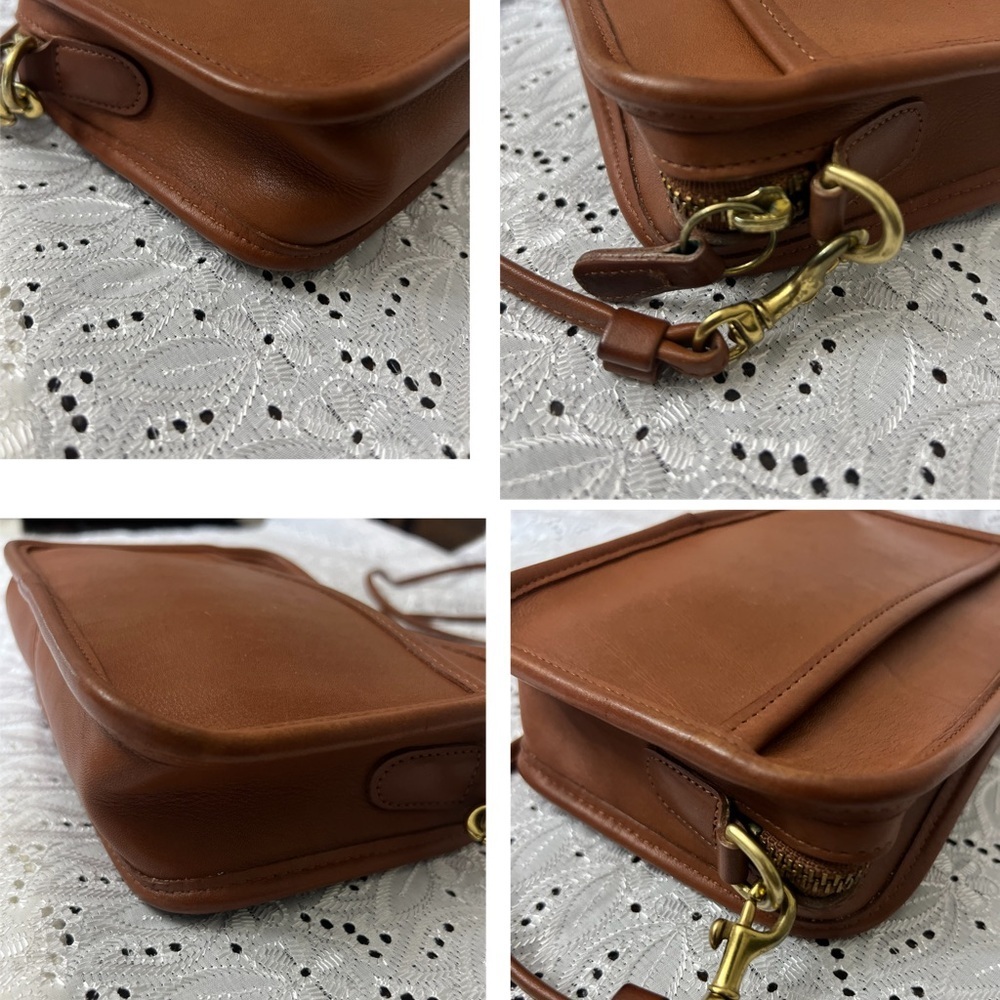 Vintage Coach 9925  Brown Leather Crossbody/Shoulder Bag - Picture 5 of 10